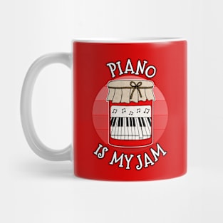 Piano Is My Jam Pianist Musician Funny Mug